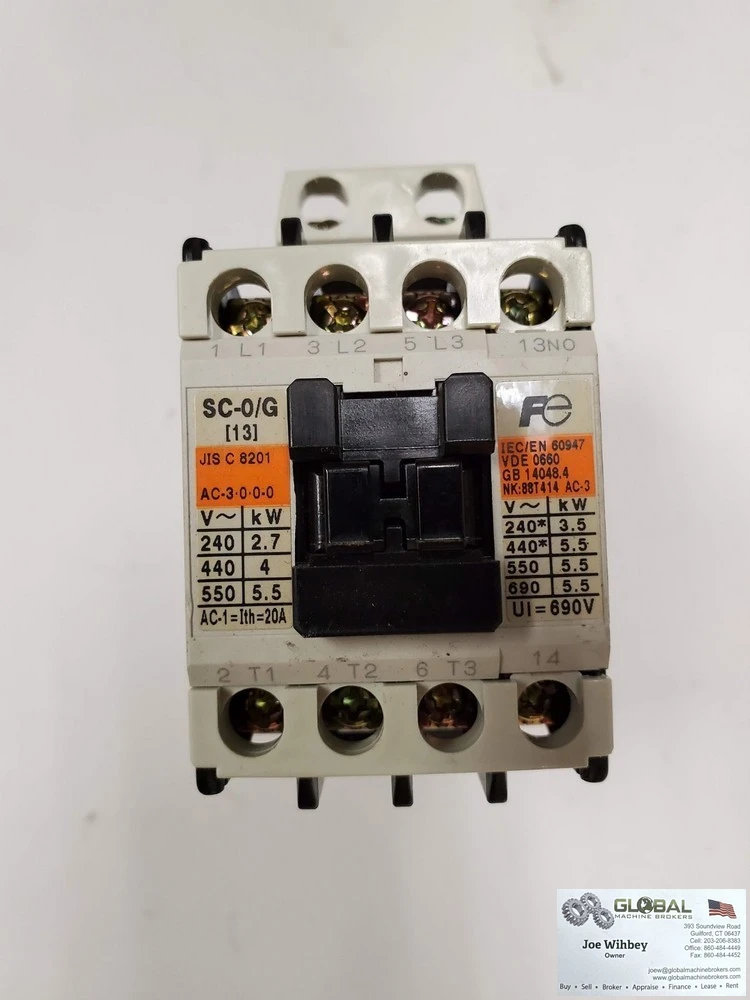 Fuji Electric FA Starter Controller SC-0/G SC13AG US Cat. No. 4GC0F0#10