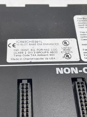 Used GE GE IC693CHS391L PLC Input & Output | ND Industrial Surplus #1215029