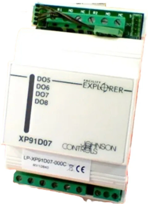 Johnson Controls LP-XP91D07-000C Expansion Module Board, 4DO Relays, 24 VAC [New]