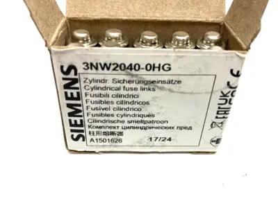 New | in-Stock SIEMENS SENTRON CYLINDRICAL FUSE, SLOW-BLOW, 4A Fuses | Maverick Industrial Sales #1103341