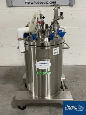 USED Precision 125 Liter Integrated Biosystems Cryovessel, 316L S/S, 50/65#
