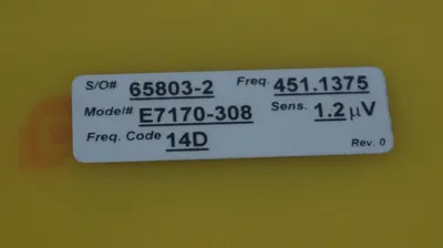 NEW TELEMOTIVE E7071-308 18K RADIO CONTROL RECEIVER E7170308