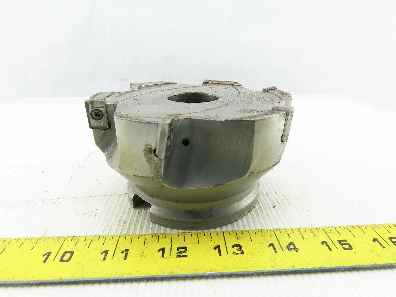 Walter F3042-400125R 4.5" Indexable Face Shell Mill Cutter 1-1/2" Arbor 6 Flute