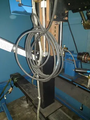 12" ITW WELDING AUTOMATION LATHE, WITH MILLER WELD CONTROLLER & MILLER XMT 304 SERIES ARC WELDER: YOBRO #24402