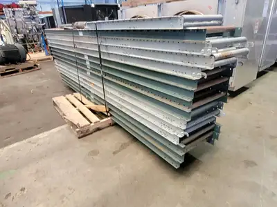 120 x 18 x 2.5 in. Roller Conveyor