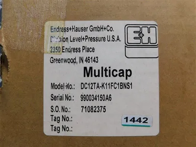 Endress+Hauser DC12TA-K11FC1BNS1 Multicap Capacitive Level Probe 24" New