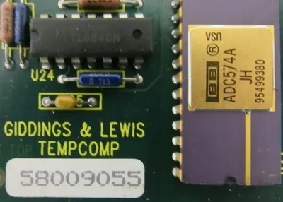 USED GIDDINGS & LEWIS 58009055 TEMPCOMP BOARD
