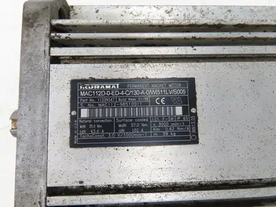 Rexroth Indramat MAC112D-0-ED-4-C130-A-0WI511LVS005 Permanent Magnet Servo Motor