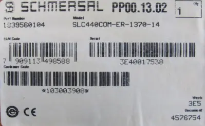 NEW SCHMERSAL SLC440COM-ER-1370-14 SAFETY LIGHT CURTAIN SET 1339560104