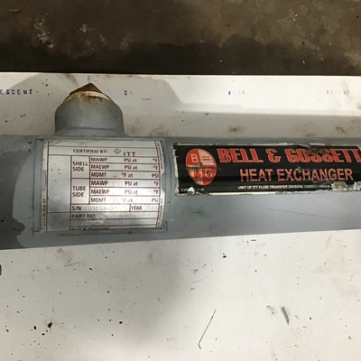 Bell & Gossett 452G100755200 Heat Exchanger Stainless Steel Tubing Inside