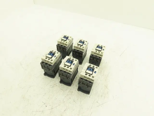 Telemecanique LC1D186 Contactor Motor Starter 32A 690V 15Hp Coil 24VDC Lot of 6