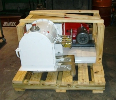 Baker-Perkins S-8 pusher centrifuge, 316SS.