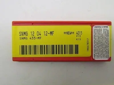Sandvik Coromant SNMG 12 04 12-MF 4015 SNMG 433-MF Carbide Insert Box of 10 pc