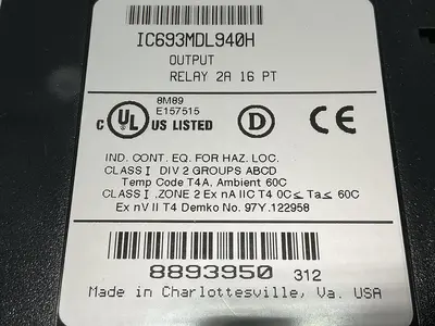 USED GE FANUC IC693CPU313V