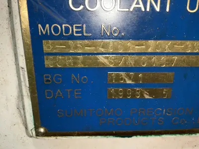 Used 1998 SUMITOMO SUMIJET B25486170K30 Pumps Ohio US | HGR 24 #1568443