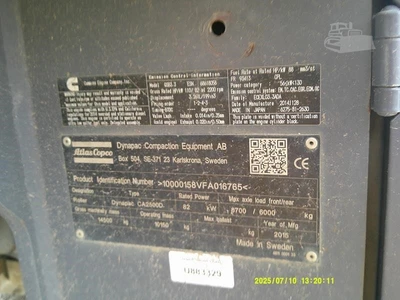 Used 2015 DYNAPAC CA2500D Road Rollers New York US | Beck Equipment #1506450