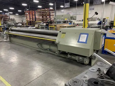 16' x .125" MONTGOMERY 4 ROLL MODEL 4R19710 HYDRAULIC POWER PLATE ROLL