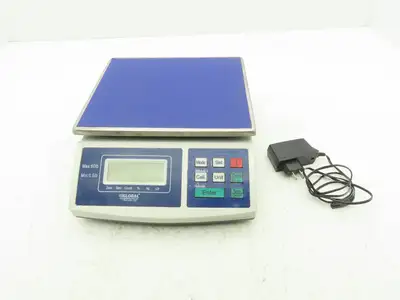 Global 240878 Digital Scales Table Top 0.5-60Lbs / 27Kg 120VAC Power Cord