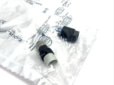 258191,V3-GM-Q4 | Pepper+Fuchs V3-GM-Q4 Female Connector, Field Attachable M8 3-Pin 258191 - New