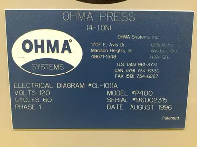 USED OHMA P400