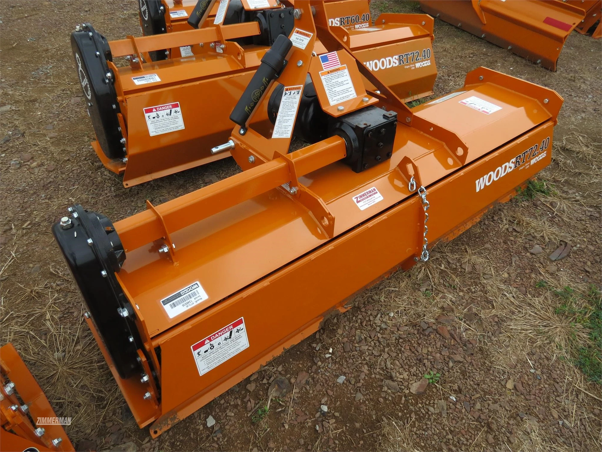 New | in-Stock 2026 WOODS RT72.40 Rotary Tillers Pennsylvania US | Zimmerman Farm Service #1410314
