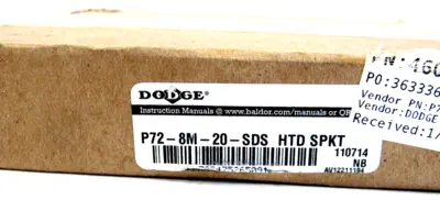 NEW DODGE P72-8M-20-SDS HTD SPROCKET P728M20SDS