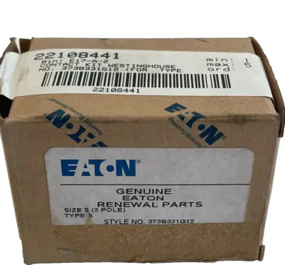 NEW EATON 373B331G12 CONTACT KIT SIZE 2 TYPE A 3 POLE
