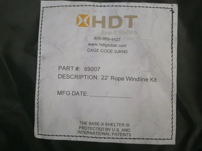 USED HDT BASE X SHELTERS 69007