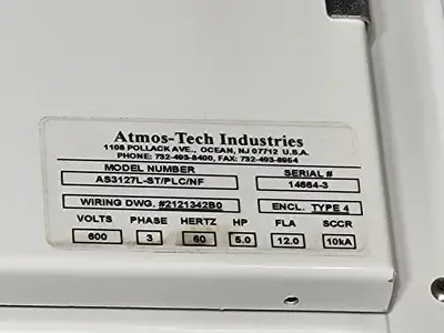 NEW ATMOS-TECH AS3127L-ST/PLC/NF