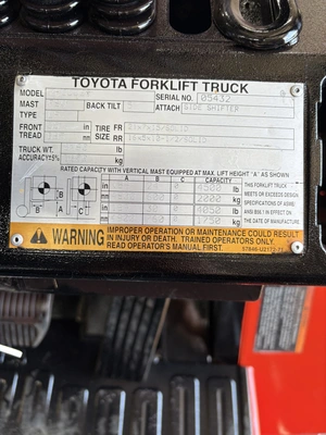 USED 2008 TOYOTA 7FGCU25