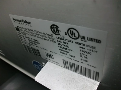 Used THERMO SCIENTIFIC _UNKNOWN_ Lab Centrifuges California US | Biotech Equipment Sales #1464492