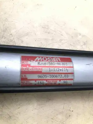 Mosier EJ0875A1-N(30) Pneumatic Cylinder 1-1/2″ Bore 11-1/2″ Stroke 150PSI 90dB