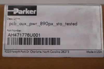 Auxiliary Power Board STO – Parker 890 PART NUMBER AH471776U001 NEW IN BOX