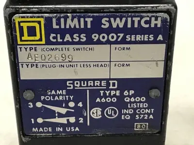 USED SQUARE D 9007-AEQ2699
