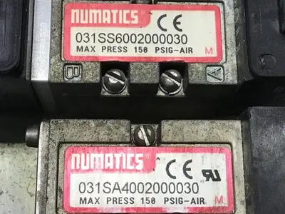 USED NUMATICS 0315A4002