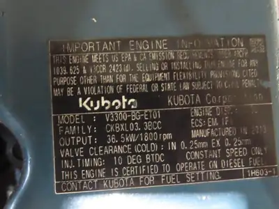 Used KUBOTA V3300 Power Units Pennsylvania US | Trustworthy Equipment #1549983