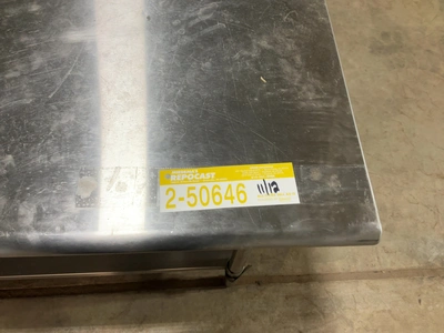 Used SAUBER SELECT PA7396 STAINLESS STEEL COMMERCIAL WORK TABLE 96” Food Prep Tables Michigan US | Miedema Asset Management Group #1580133