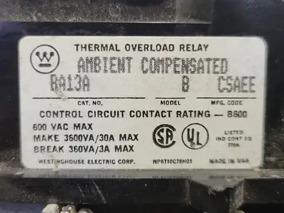 Used WESTINGHOUSE A200M1CAC Switchgears British Columbia CA | Lenmark #242497
