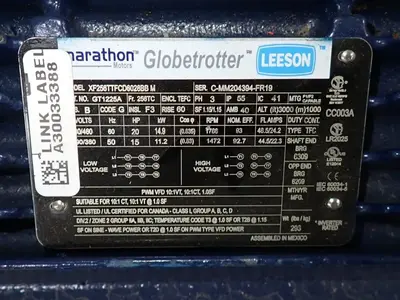 USED MARATHON MOTORS XF256TTFCD6028BBM
