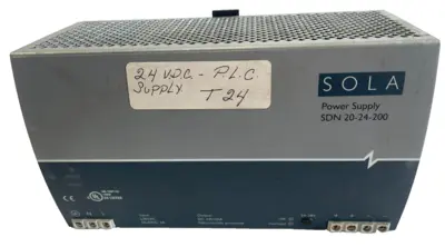 USED SOLA SDN-20-24-200 POWER SUPPLY SDN 2024200