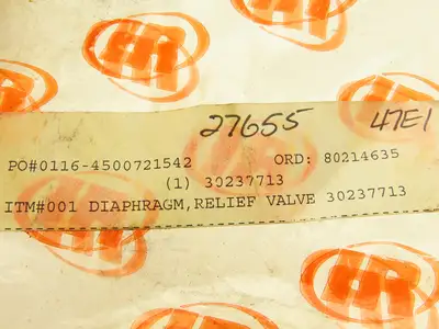 Ingersoll Rand 30237713 Diaphragm/Gasket Relief Valve Six Hole (OEM) Lot of 2