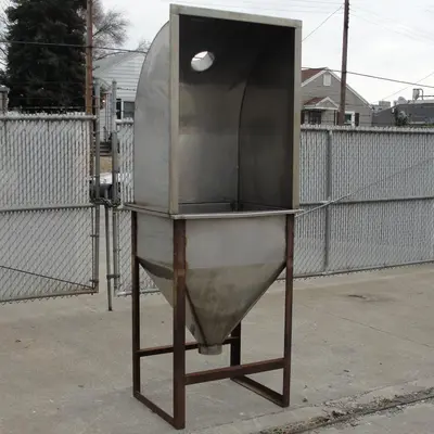 SPC7206  Material Handling Equipment bag dump station, 7 cu ft Stainless Steel