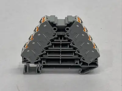 PTRV 4/GY,3270117 | Phoenix Contact PTRV 4/GY Marshalling Panel Terminal Block Gray 3270117 LOT OF 7 - Used