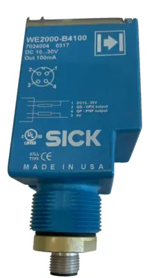 NEW SICK WE2000-B4100 RECEIVER PHOTOELECTRIC WE2000B4100