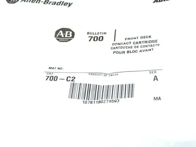 8 NEW ALLEN BRADLEY 700-C2 SERIES A FRONT DECK CONTACT CARTRIDGES 700C2