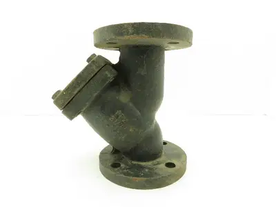 Mueller 2-1/2" Flanged Cast Iron Y Strainer #125 Model 758