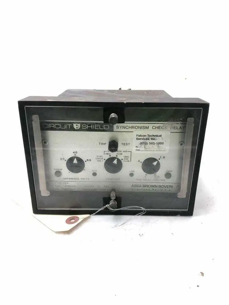 Circuit Shield Type 25V 424K105 Synchronism Check Relay; 10sec, 120V Measure