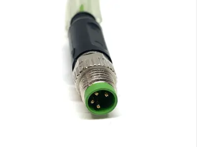 Used Murr Elektronik Shielded Ethernet CAT5 Cordset M8 Male 30V Electrical Fittings Michigan US | Maverick Industrial Sales #1403064