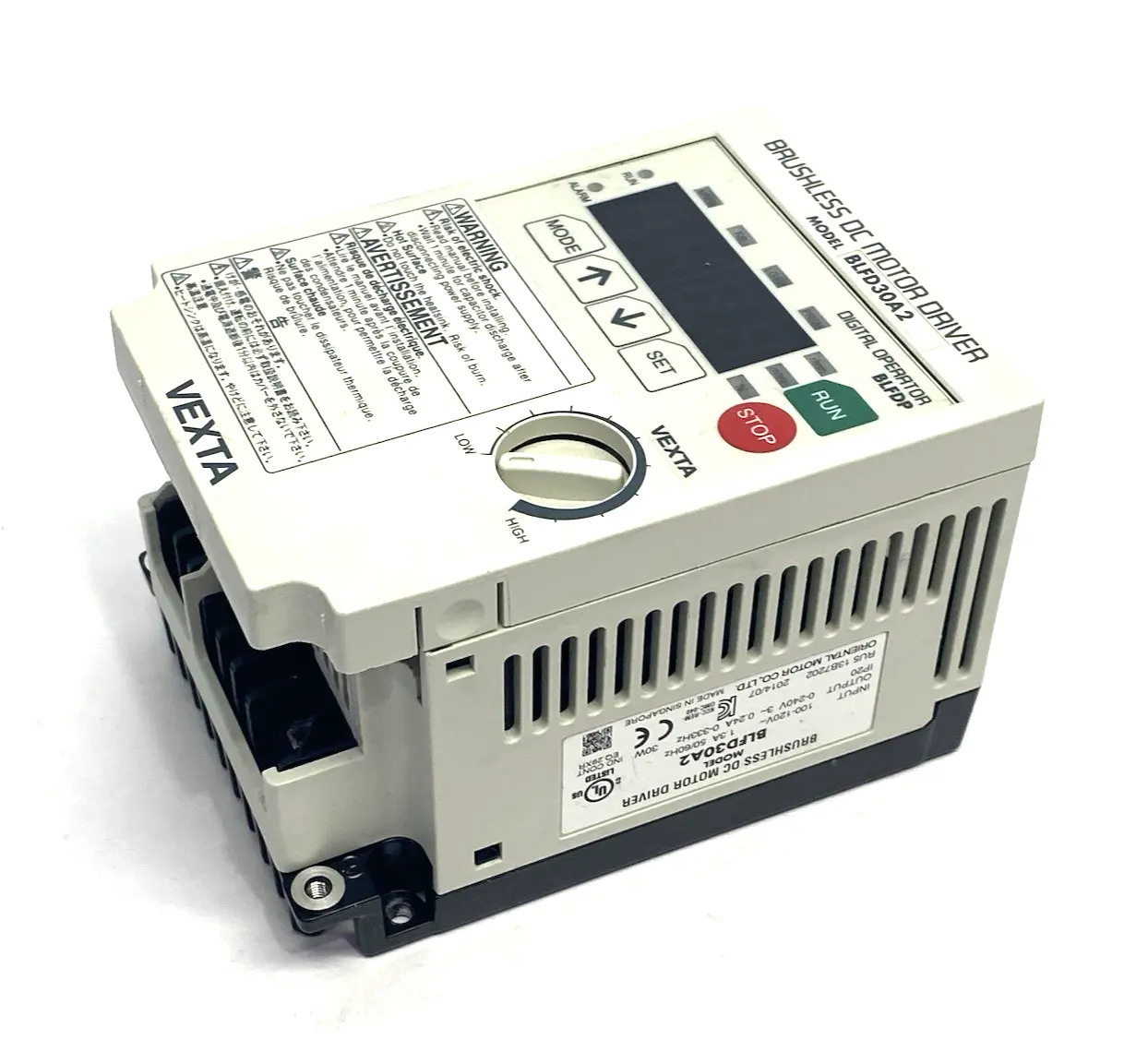 Used Oriental Motor Vexta DC Brushless Motor Driver Control BROKEN TERMINAL Speed Drives Michigan US | Maverick Industrial Sales #1395325
