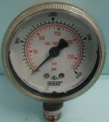 QTY. 1. WIKAI PRESSURE GAUGE PART NO. 334962-1 11L...